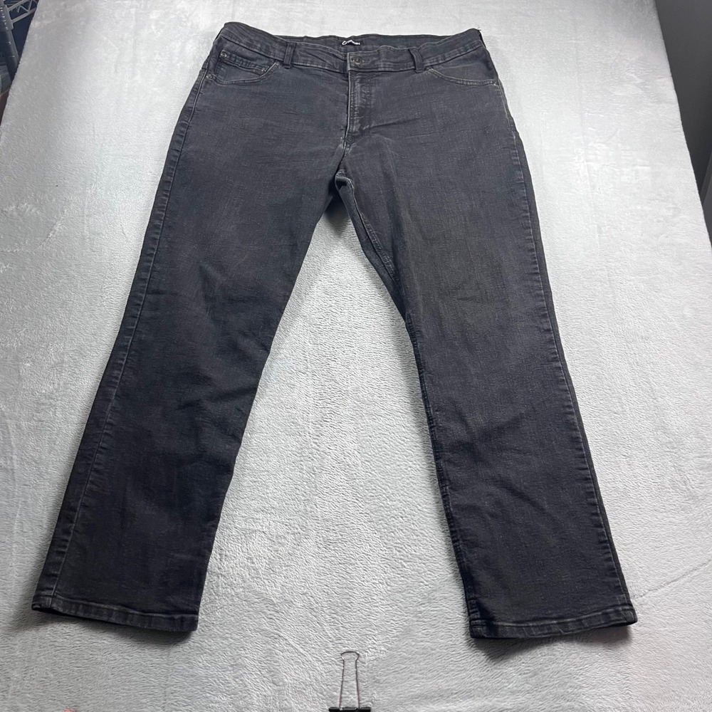 Origin USA Mens Relaxed Fit Jeans Charcoal Black Denim W38 L32‎ Made in USA
